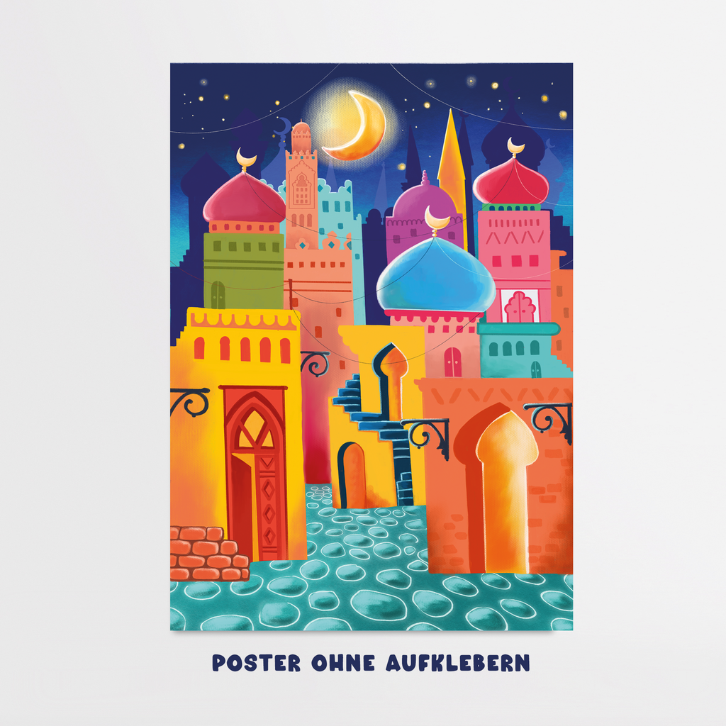 Interaktives Ramadan Poster mit Kalender Funktion