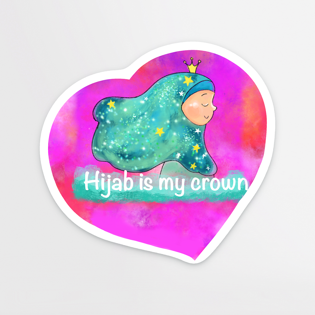 Sticker "Hijab is my Crown"