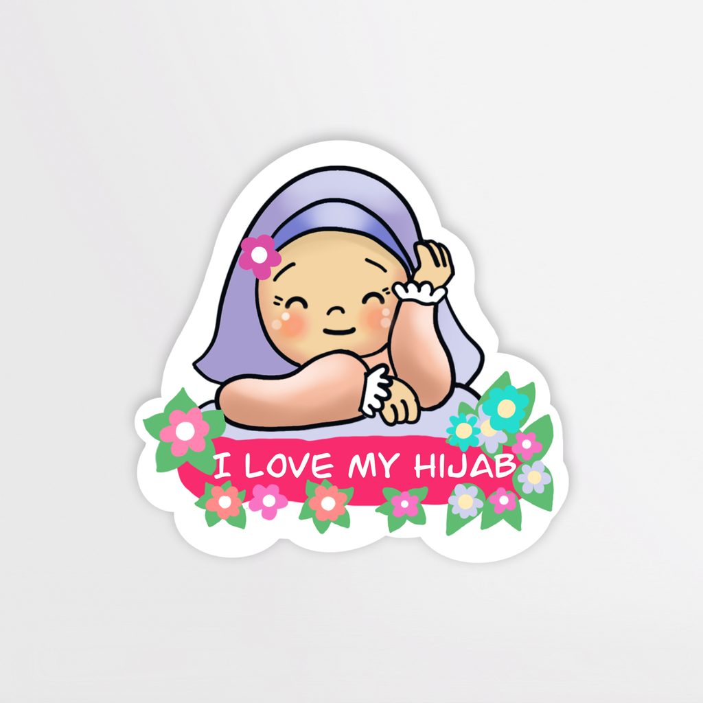 Sticker "I love my Hijab" 4 tlg.