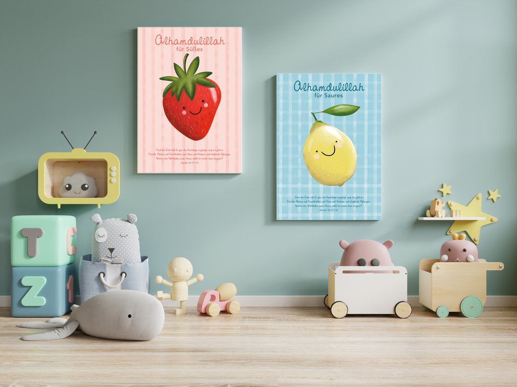 Poster Set Süßes und Saures