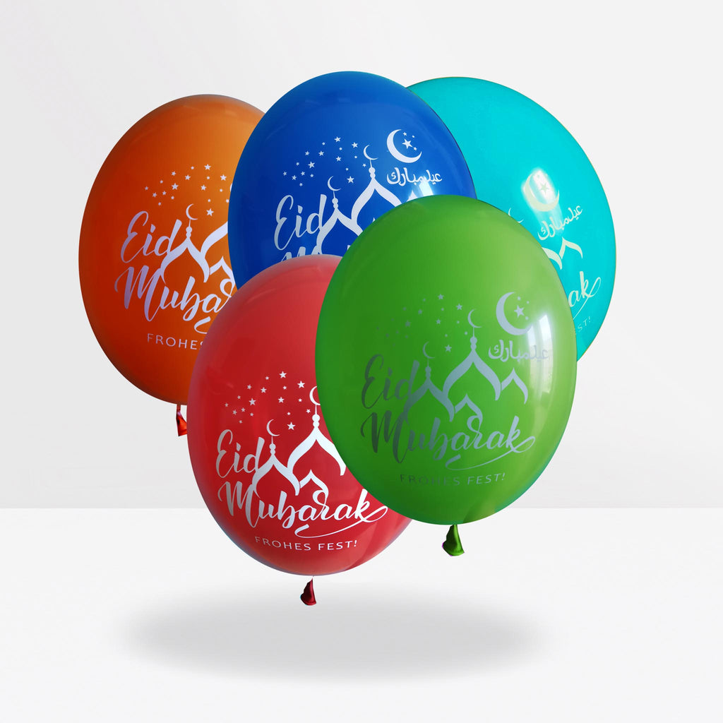 Luftballons Eid Mubarak Klassik