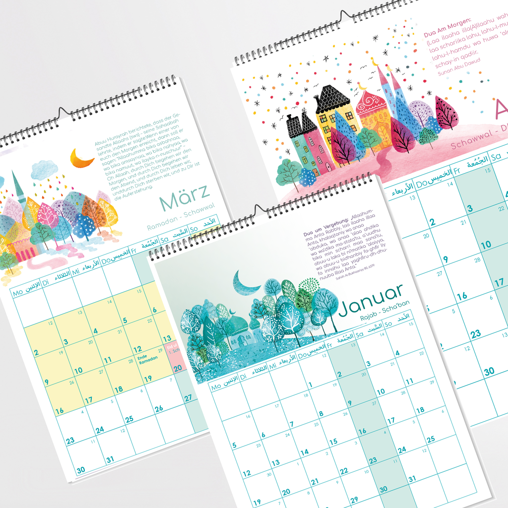 Islamischer Kalender 2026 Hijri 1447/1448