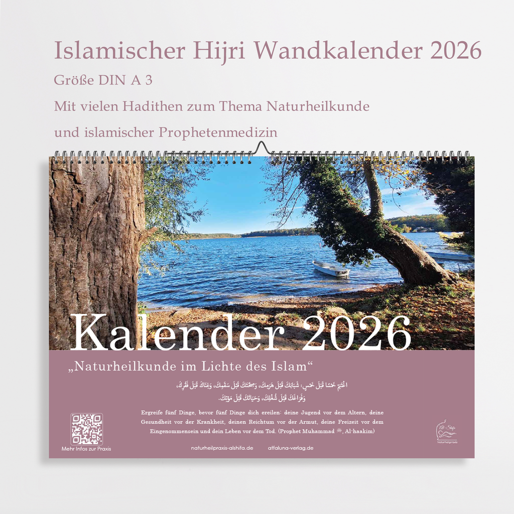 Wandkalender 2026 "Naturheilkunde im Lichte des Islam"