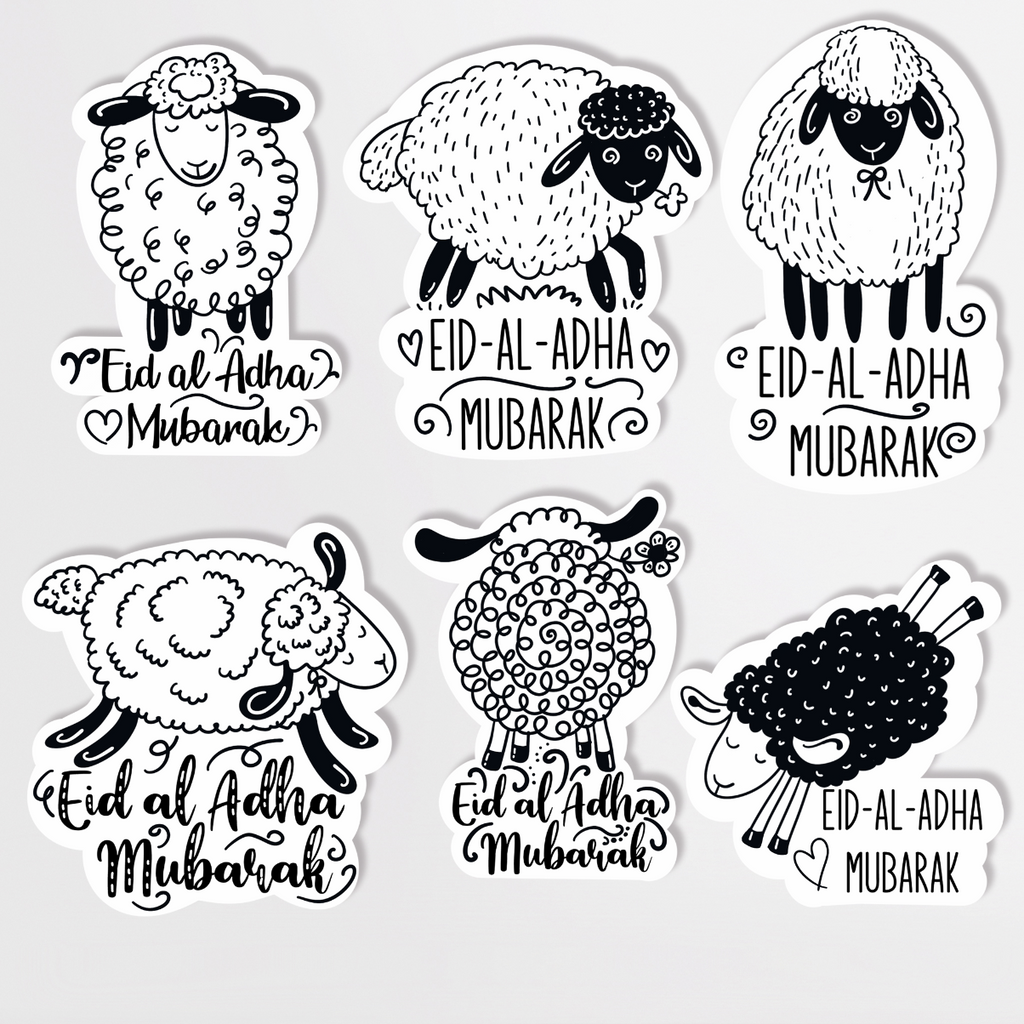 Sticker Schafe 4 tlg. Nr. 2
