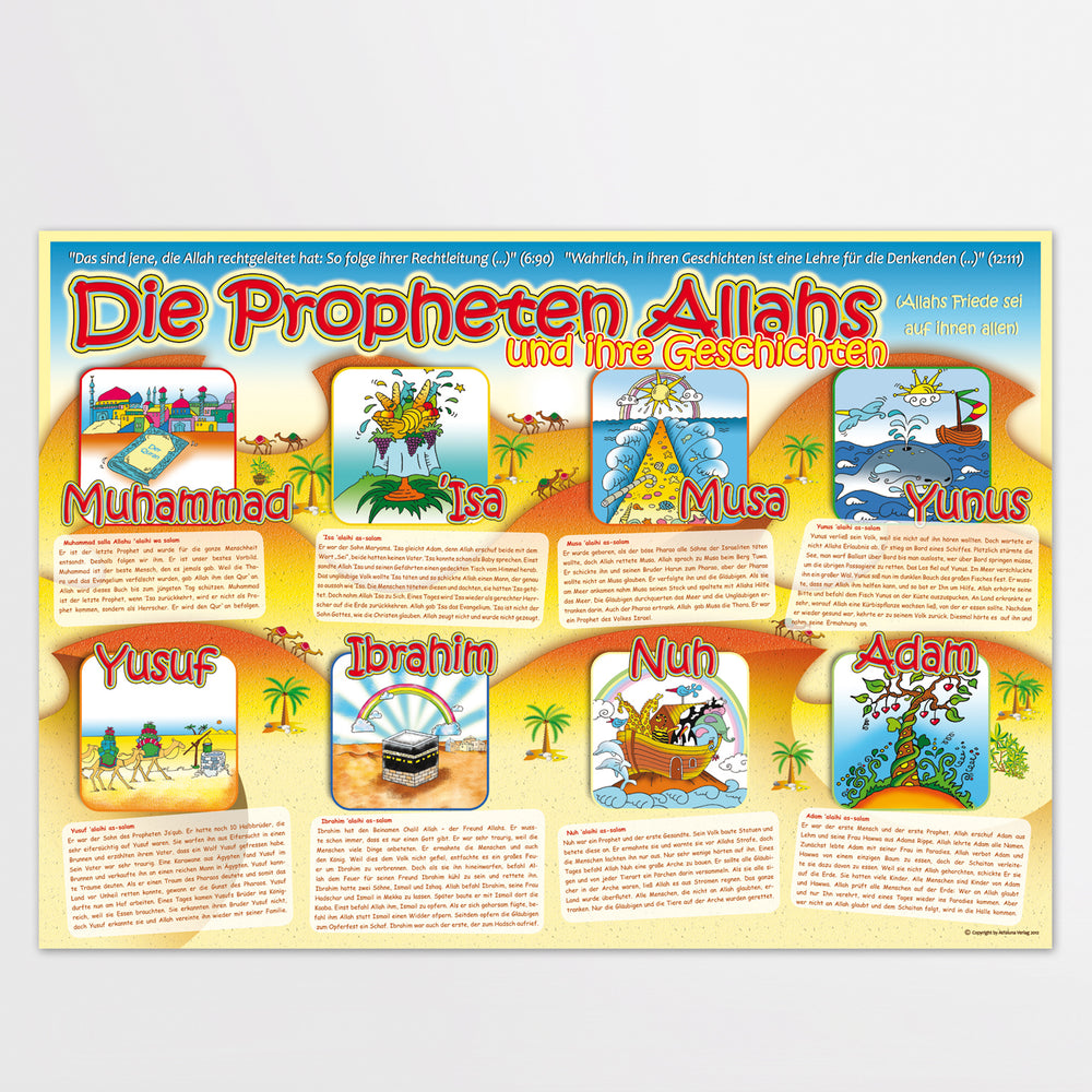 Poster XL Die Propheten Allahs