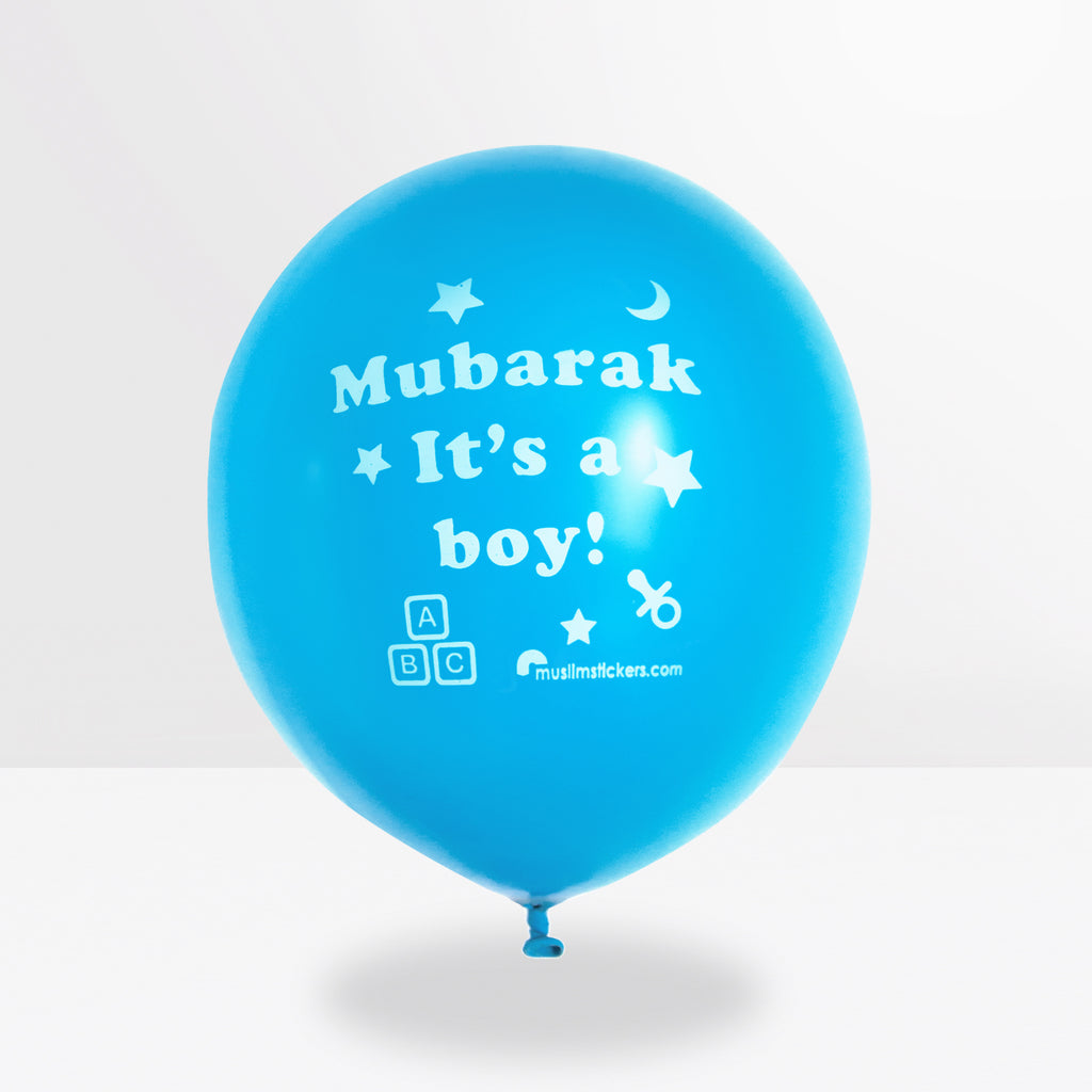 Mubarak it´ a boy Luftballon