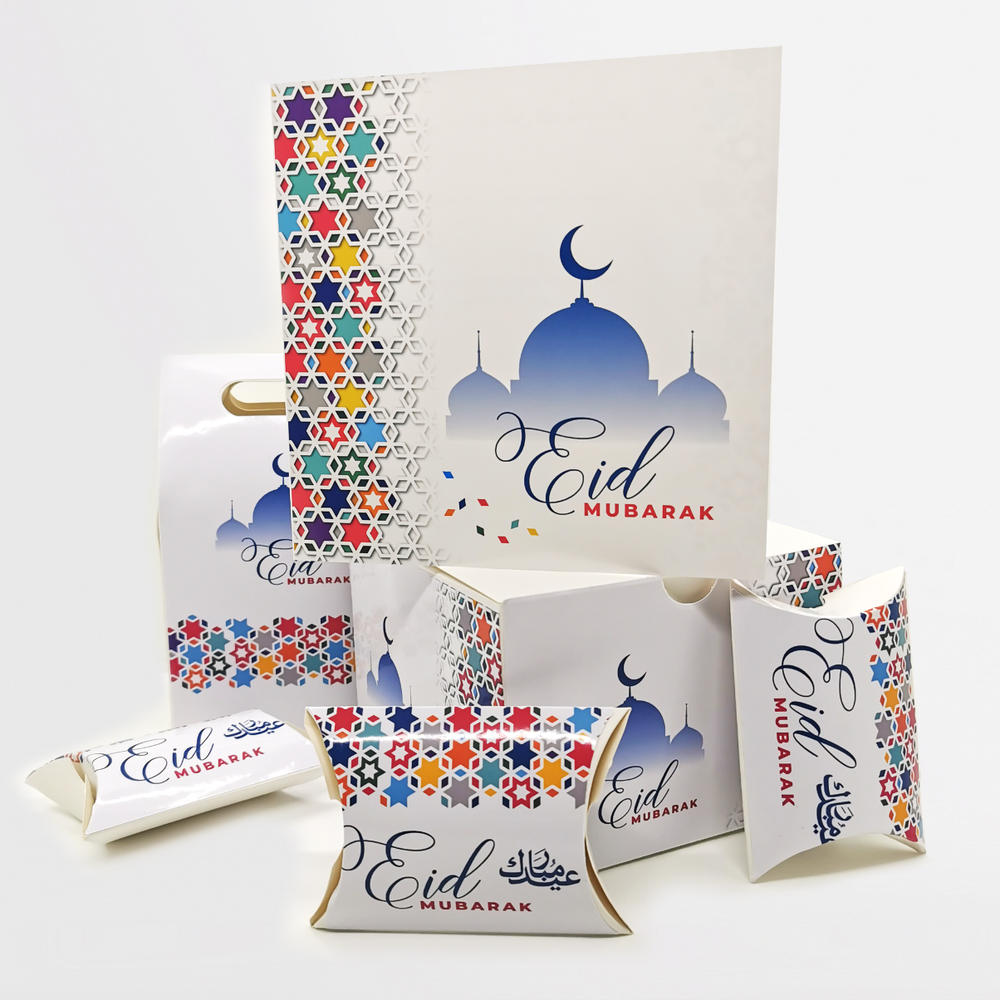 Kissenverpackung-Set 6 tlg.  "Eid Muabarak"